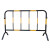 达尼胜 黄黑铁马隔离护栏不锈钢围栏工地施工临时安全警示临边防护 1.2*2米2kg