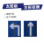 铝板高速公路警示牌道路交通诱导指示标太阳能市电标牌 方形(60*80cm)