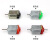 汇君微型130小马达电动机电机玩具手工制作diy直流小型科学实验风扇车 130四个款全组合