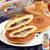 十里馋丸京铜锣烧黄金饼叮当猫日本儿童零食品面包点心 3袋大袋_草莓 155g