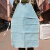 牛皮电焊围裙焊工围裙焊接防护服隔热防护围裙电焊防火花围裙 1米高：3拼牛皮围裙 均码