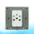 粤奇胜白色86型五孔插座面板带USB墙壁电源二三插暗装无边框 二三插座