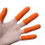 加厚防滑耐磨橡胶手指套护指防护一次性点钞翻纸纹绣乳胶手指头套 白色防滑小中(100个混装)