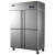 四门冰箱商用厨房立式冷藏冷冻柜大容量4开门冰柜大型展示柜 工程款四门冷藏【一级能效
