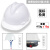 千奇梦适用于安全帽工地男国标加厚玻璃钢头盔工程施工领导透气工作帽厂 [特厚]ABS 501款-白色