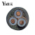 一迪阻燃铠装铜芯电力电缆 ZRB-YJV22-8.7/15-3*400