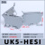 保险端子UK5-HESI导轨式保险接线端子排UK5RD熔断器底座4MM平方 含6A熔芯UK5-HESI黑色带24V绿灯