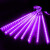 亿兆美 流星雨led灯太阳能户外LED防水彩灯闪灯串灯挂树上春节工程亮化装饰流水瀑布灯 紫色 30厘米8根装