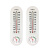 午励 温湿表 温度计 实验室用温湿度计 长条形干湿温度计