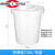 大号圆形垃圾桶户外环卫工业加厚垃圾桶商用食堂厨房专用垃圾桶 150升桶带盖白色