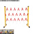 伸缩围栏可移动隔离栏户外栏杆警示护栏网可折叠 1.2米高*5米长加厚【红白】管式