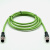 兼容海康USB3.0工业相数据线MV-ACU3-MBMs-AM-ST连接线带锁3M5M M12 D型-M12 D型弯头 标准柔性线 15m