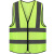 反光衣反光马甲建筑施工马甲环卫园林交通代驾骑行安全背心 120克针织布-无口袋款 墨绿色