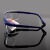 罗卡AL026护目镜防护眼镜防雾防风沙打磨飞溅防冲击工业劳保眼镜 黑色框（非防雾） 3副