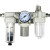 气动气源处理器AF+AR+AL三联件AC2000-02 3000-03油水分离过滤器 AC501006D自动排水