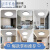 KEDOETY新中式led三防灯印花阳台厨房卫生间过道走廊 家和-黑边23cm-24-.瓦白光
