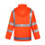 金诗洛 KY032 交通警示雨衣 值勤环卫反光安全雨衣雨裤环卫 荧光橙套装 180/2XL