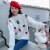 贝意品新年红色毛衣女秋冬短款加厚2024圣诞节重工立体装饰针织外套