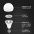 佛山照明（FSL）led灯泡E27螺口大功率节能灯超亮小灯泡球泡灯超炫系列3W 白光