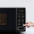 Midea美的智能微波炉微电脑操控21L加热厨房智能解冻多功能食谱PM2003黑色BSD