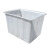 加厚方桶牛筋水箱塑料长方形养鱼水产家用储水桶泡瓷砖大口塑料桶 500L方上翻