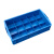 加厚周转箱长方形塑料分格箱15格零件盒收纳箱工具箱分类整理箱螺 蓝色+网底15格：535x325x105mm 收纳盒