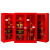 DYQT微型加厚消防站消防柜消防器材全套灭火箱建筑应急物 0.8*0.5*0.25空柜 钢化玻璃