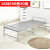 LISM适用于折叠床单人床双人床出租房简易午休床经济型1.2米铁床钢丝 加厚加固90宽铁条床 188长9