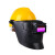 高空焊工防护电焊安全帽头戴式自动变光焊工面罩全自动焊帽 高空不变光面罩不含安全帽