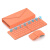 多彩MF10折叠键盘鼠标套装ipad平板专用无线蓝牙便携键盘带激光笔 MF10折叠键鼠套装橙色