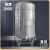 适用于不锈钢304卧式水箱储水桶加厚楼顶厨房蓄水罐大容量吨桶 4吨立式升级特厚1.0mm(送梯