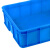 金诗洛 加厚塑料周转箱 2号浅盘#570*375*80 零件元件物流收纳箱物料工具盒 JCW7