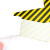 海斯迪克 HKC-630 5S管理地贴6s定位贴 四角定位地面贴纸标识 15*5cm黄色T型10个