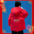 汀梵娜中大童男童棉服红色年服儿童棉袄男912岁男孩加厚棉衣新年衣服男 120码建议高105115cm3545斤