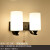 led墙壁灯美式卧室床头灯客厅走廊楼梯壁灯过道阳台现代简约墙灯 012黑白光 5W