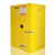 适用于GA锁固迪安危险化学品柜防爆柜易燃液体储存柜防火安全柜双人双锁 60加仑黄色