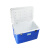 55L保温箱冷藏箱车用餐外卖箱冰桶商用户外保鲜箱 55L蓝[标配-换PU盖]+温显
