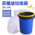厨房垃圾桶大号带盖商用容量加厚公共户外环卫塑料工业圆形桶Z 160L蓝色无盖送袋子