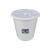 特厚大白桶塑料发酵桶储水桶级圆形桶熟料120升胶桶100升 加厚200L桶无盖无铁耳白色