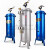 定制气泵空压机用油水分离器小型压缩空气净化喷漆气动除水精密过滤器 FSS10双滤法兰式(银色)