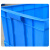 京顿 塑料周转箱仓库物流箱塑料箱中转箱转运箱货框周转筐 蓝色550*420*210mm