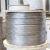 祁衡 304不锈钢包塑钢丝绳 涂塑包胶钢丝绳PVC 透明钢绳水泵护栏绳子 1.2mm/7*7/304包塑 一米价 