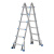 多功能折叠梯工程梯家用梯子伸缩梯人字梯小巨人梯升降加厚铝合金 小巨人3步梯
