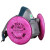 3M6502+2097硅胶防尘毒面具罩 呼吸防护颗粒物有机蒸气异味口罩