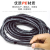 佐佑众工 电线缠绕管 绕线管包线软管电线保护pe网线耐磨束线管 黑色1.8米 内径28mm