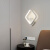 ARROW箭牌北欧壁灯现代简约led卧室床头灯创意背景墙客厅过道走廊壁灯 方款黑色-三色分段