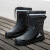 安巧象 雨鞋胶鞋防滑防水耐磨户外雨靴 黑色束口 （39-44）备注 