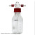 螺口洗气瓶GL45气体洗瓶缓冲瓶密封耐腐250/500/1000ml安全瓶 适配1000ml管芯