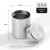 铝合金茶叶罐旅行便携密封罐金属小号随身创意茶叶包装盒小号茶罐 钛金银45*68mm
