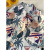 FANQI美式夏威夷短袖花衬衫复古男高级感七分半袖海边度假沙滩 椰子树 海边度假衬衣 M